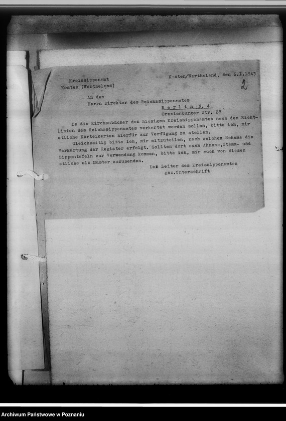 Obraz 6 z jednostki "Betrifft: Verkartung der Kirchenbücher"