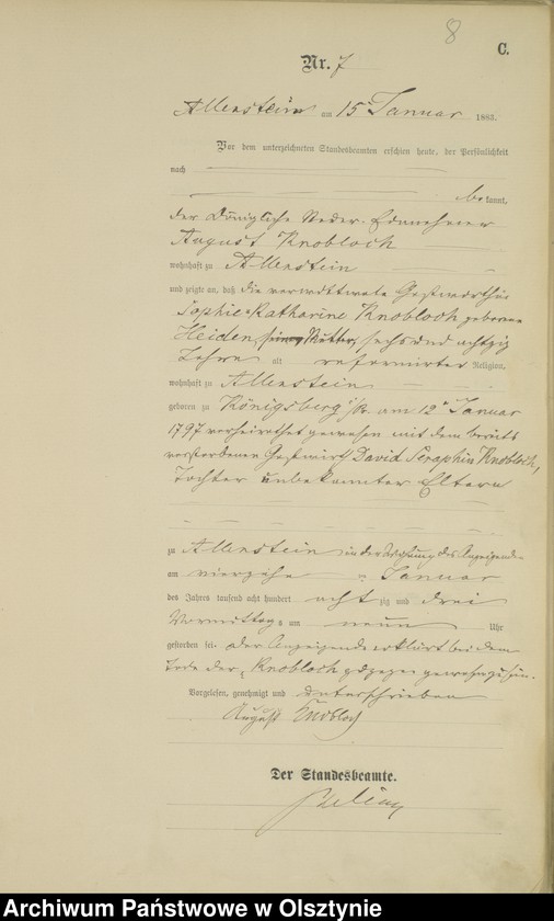 image.from.unit.number "Sterbe-Haupt-Register Nr 1 - 279"