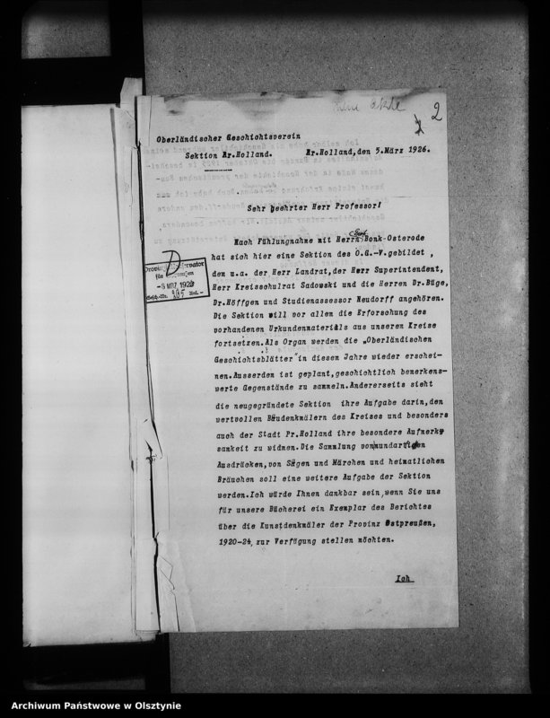 image.from.unit.number "Preussisch Holland, Oberländischer Geschichtsverein"