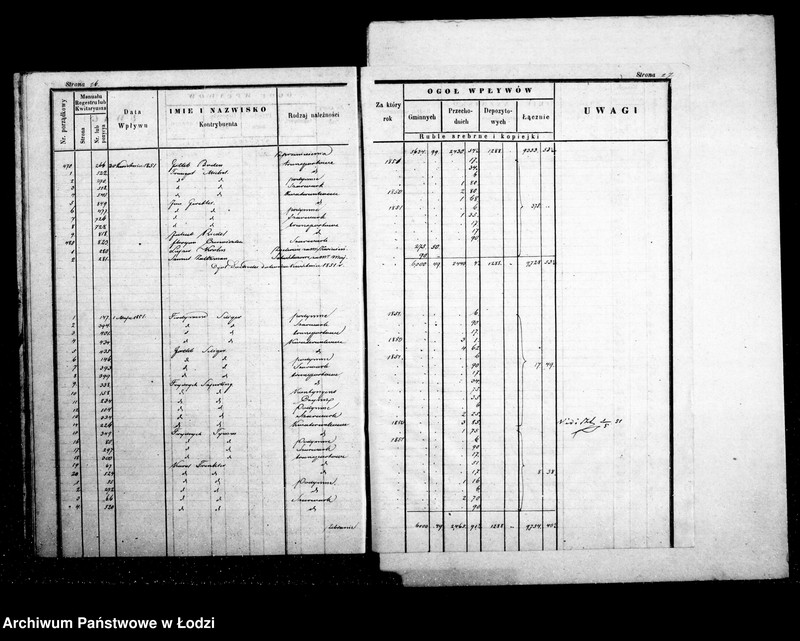 Obraz 18 z jednostki "Dziennik przychodu i wydatku kasy ekonomicznej m. Łodzi na r. 1851"