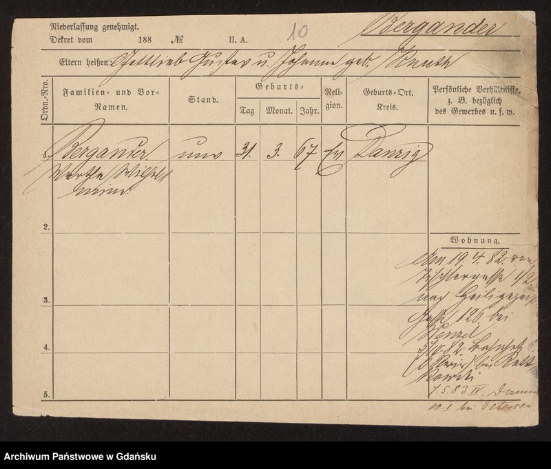 image.from.unit.number "Karty meldunkowe: Bergan - Berlau"