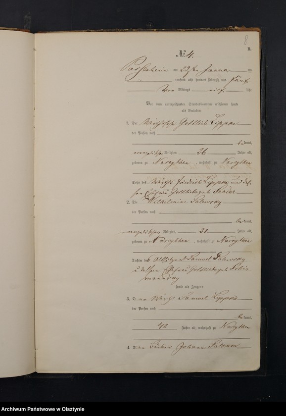 image.from.unit.number "Haupt-Heiraths-Register Nr 1 - 42"