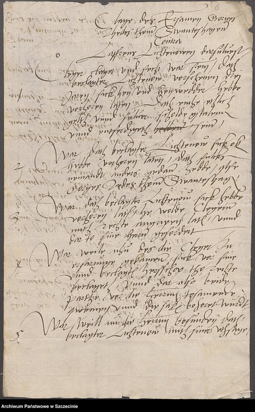 image.from.unit.number "Georg Rhede zu Schwanteshagen [Świętoszewo] contra Laffrenz Lichtenow daselbst wegen des Dorfes Kantreck [Łoźnica]."