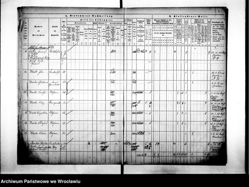 image.from.unit.number "Klassensteuerrolle nebst Eikommens - Nachweisung"