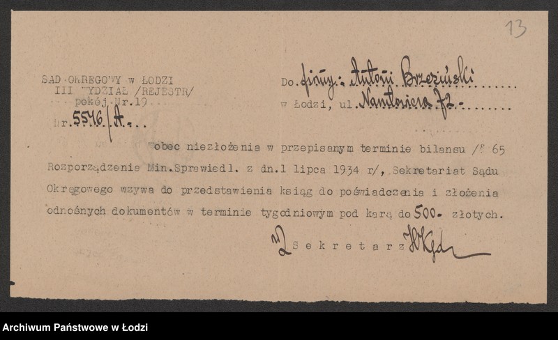 Obraz 15 z jednostki "Antoni Brzeziński- prowadzenie obnośnego handlu resztkami po wsiach"