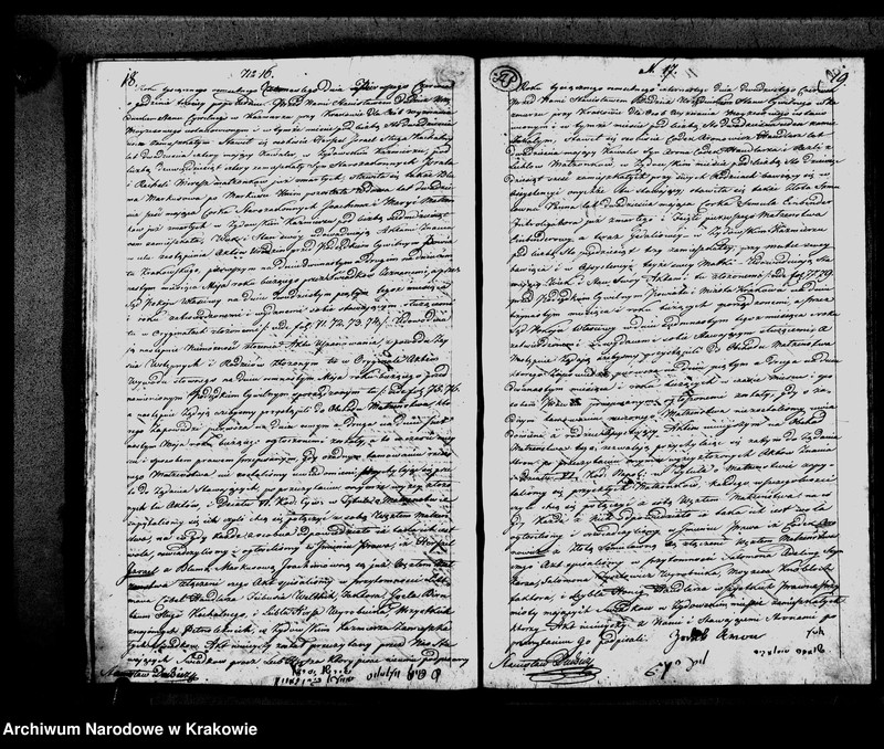 image.from.unit.number "Księga Aktow Zapowiedzi Małzenstw i Rozwodow. Gminy Wyznania Moyzeszowego. Synagogi Kazimierskiey przy Krakowie na Rok 1814"