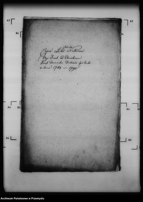 Obraz 5 z jednostki "[Kopie ksiąg metrykalnych parafii Grab z filiami Ożenna, Wyszowatka (dekanat Dukla)]"