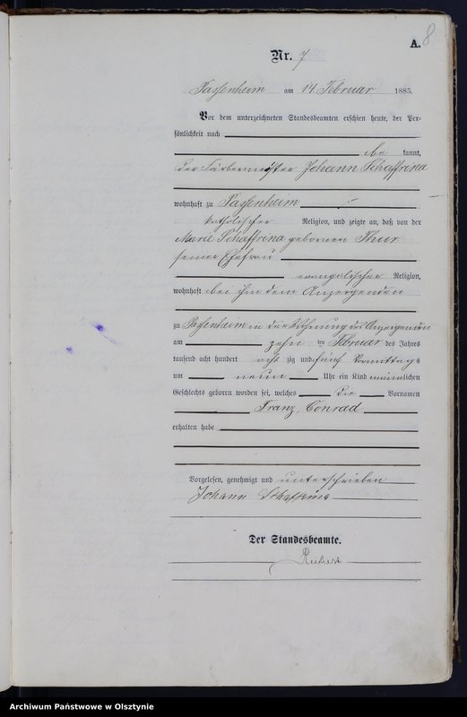image.from.unit.number "Geburts-Haupt-Register Nr 1 - 90"