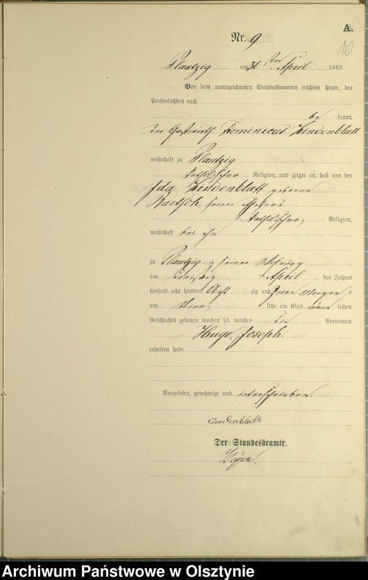 image.from.unit.number "Geburts-Haupt-Register Nr 1 - 29"