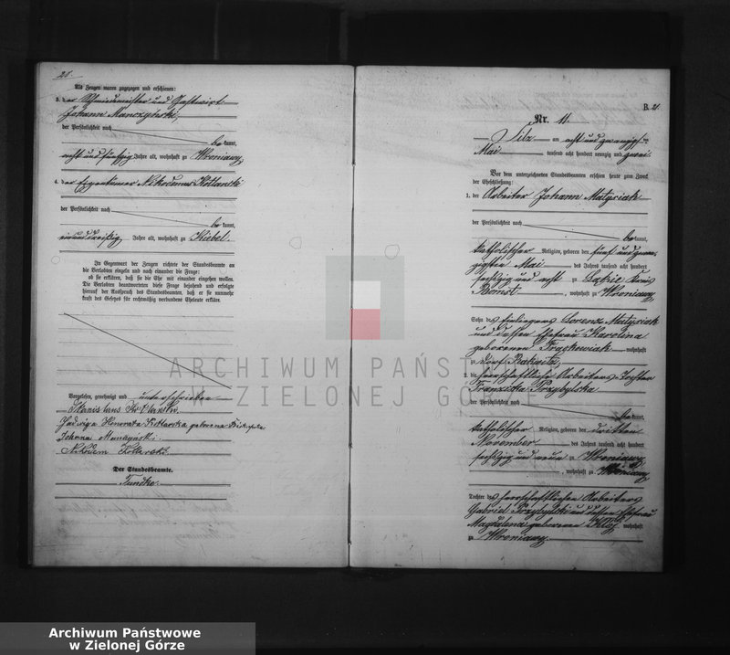 Obraz 15 z jednostki "[Księga małżeństw]"