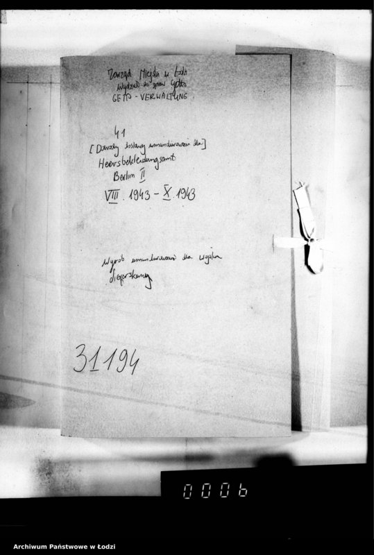 Obraz 4 z jednostki "[Dowody dostawy umundurowania dla] Heeresbekleidungsamt Berlin II"