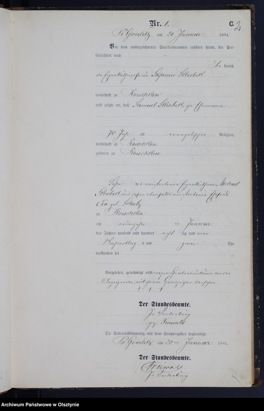 image.from.unit.number "Sterbe-Neben-Register Nr 1 - 42"