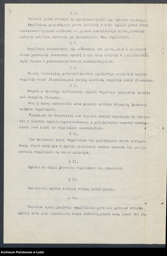 Obraz 9 z jednostki "Oskar i Karol Plaeschke – przedsiębiorstwo budowlano-sztukateryjne"