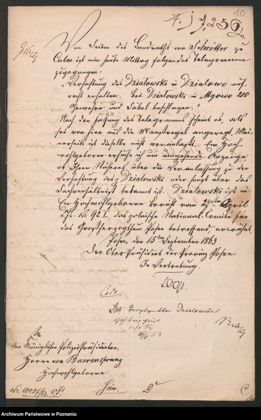 Obraz 14 z jednostki "A. betr. die Familie Działowski"