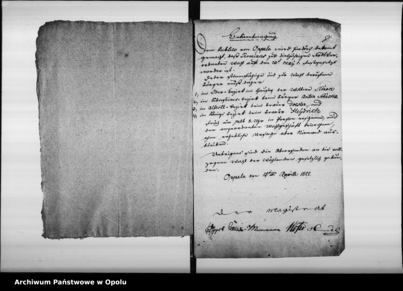 Obraz 9 z jednostki "Acta betreffend die Wahl der Stadt Verordneten für das Jahr 1822/23"