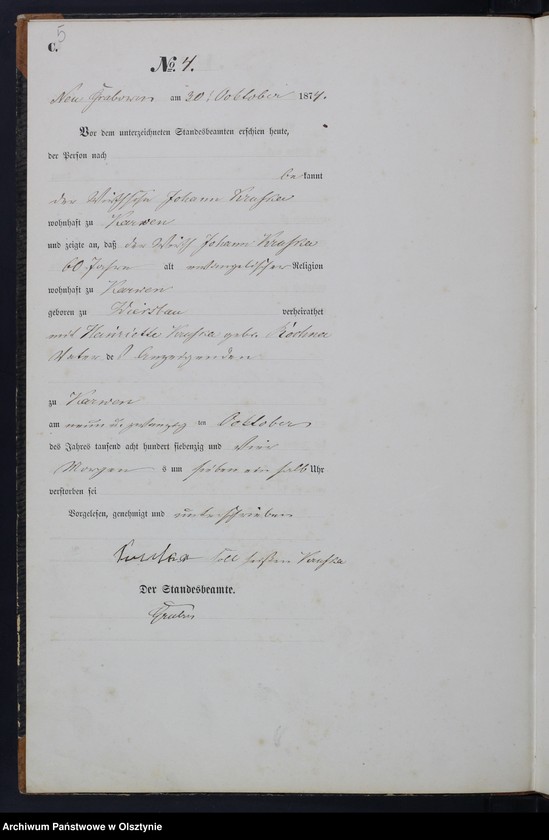 image.from.unit.number "Haupt-Sterbe-Register Nr 1 - 10"