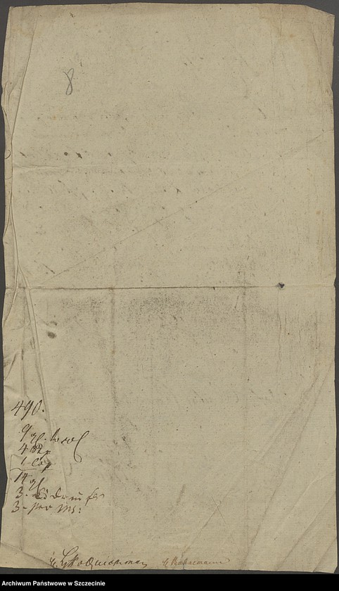 image.from.unit.number "Domkapitel contra den Land-Marschall v[on] Flemming wegen Pfandkehrung."