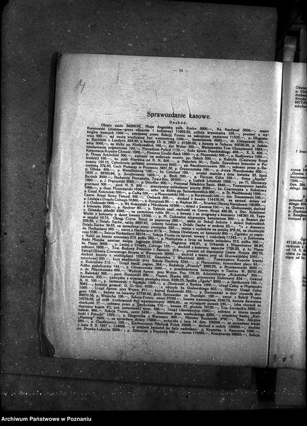 Obraz 18 z jednostki "Sprawy gospodarcze-ogólne Sprawozdania miesięczne działalności dep."