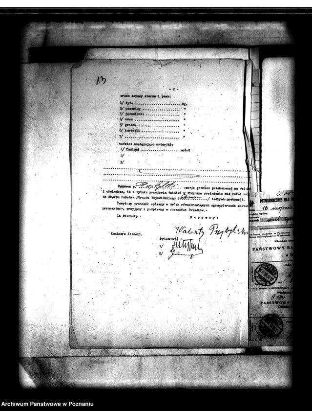 Obraz 17 z jednostki "Parcelacja lasu Witobel XV powiatu poznańskiego Walenty Przybylski"