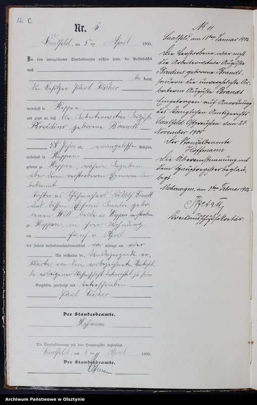 image.from.unit.number "Sterbe-Neben-Register Nr 1 - 47"