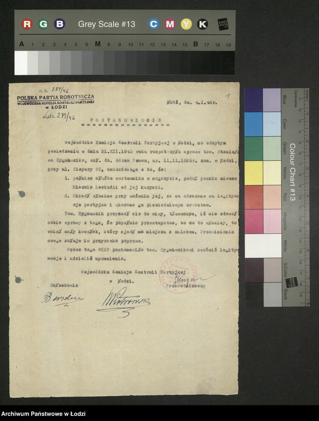 Obraz 2 z jednostki "Postanowienia [i oskarżenia] Komisji"