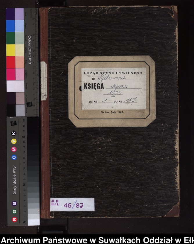 image.from.unit.number "Sterbe-Neben-Register des Preussischen Standes-Amtes Widminnen Kreis Loetzen"