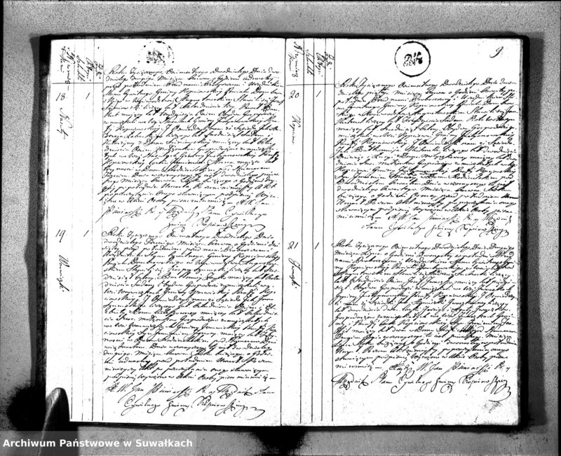 image.from.unit.number "Akta Zeszłych Gminy Kopciowskiey Powiatu Dombrowskiego w Woiewództwie Augustowskim od 1-go Stycznia 1820 roku"
