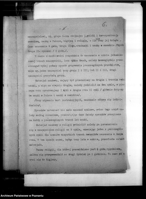 Obraz 9 z jednostki "Programy nauczania różnych szkół zawodowych: 1) Szkoła Handlowa w Brodnicy, 2) Średnia Szkoła Zawodowa w Bydgoszczy, 3) Miejska Szkoła Przemysłowo-Handlowa - Gniezno, 4) Żeńska Szkoła Zawodowo-Gospodarcza - Grudziądz, 5) Państwowa Szkoła Przemysłowo-Handlowa Żeńska w Lesznie, 6) Prywatne Seminarium Nauczycielek Gosp. SS Urszulanek w Lubocześnicy, 7) Państwowa Szkoła Handlowa i Przemysłowa Żeńska w Poznaniu, 8) Szkoła Handlowa Izby Przemysłowo-Handlowej w Tczewie, 9) Państwowa Szkoła Zawodowa Żeńska w Toruniu"