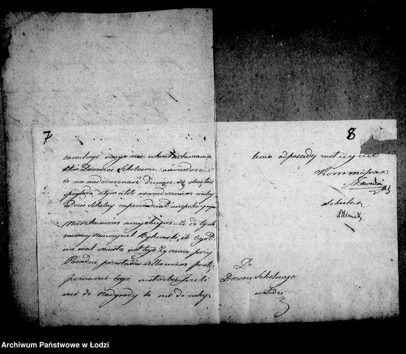 Obraz 13 z jednostki "Akta tyczące się nominacji nauczycieli i tychże zmiany"