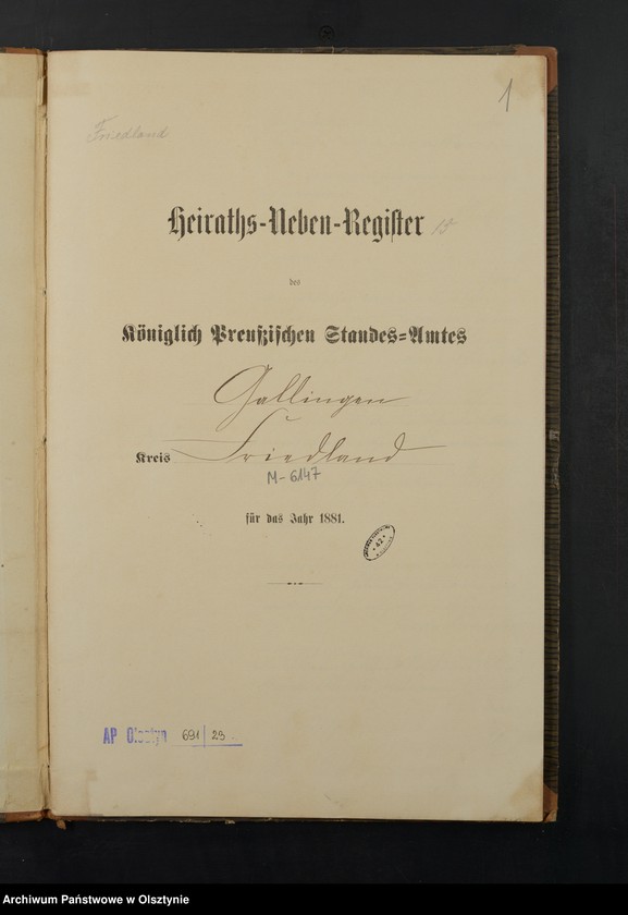 image.from.unit.number "Heiraths-Neben-Register Nr 1 - 14"
