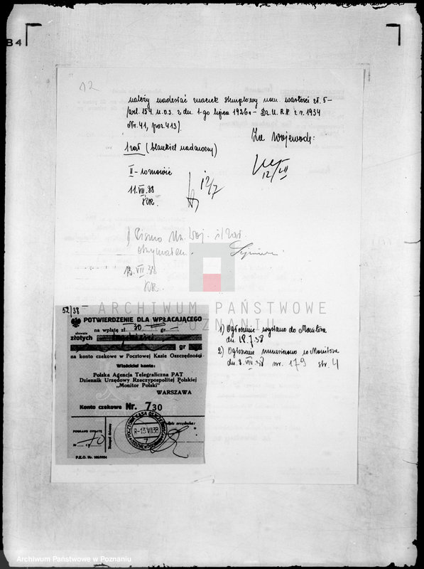 Obraz 16 z jednostki "/Towarzystwo Sportowe Wędkarzy,,Warta" w Poznaniu/"