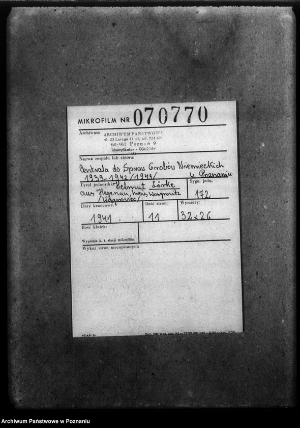 Obraz 2 z jednostki "Helmut Lörke aus Hagenan, Kreis Wongrowitz (Wągrowiec)"