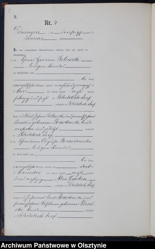 image.from.unit.number "Heiraths-Neben-Register Nr 1 - 19"