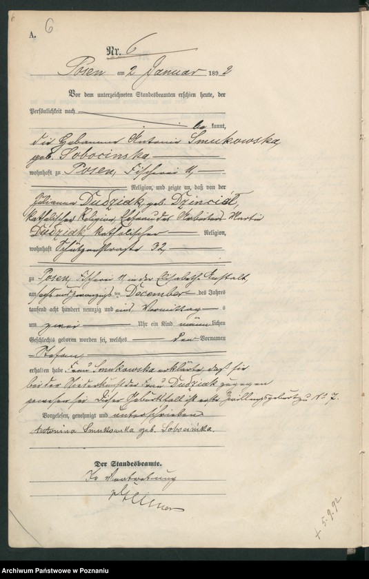 Obraz 9 z jednostki "Księga urodzeń t. I, II"