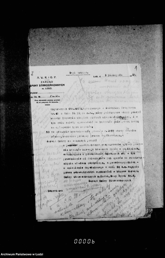 Obraz 5 z jednostki "Akta dotyczące kosztów leczniczych"