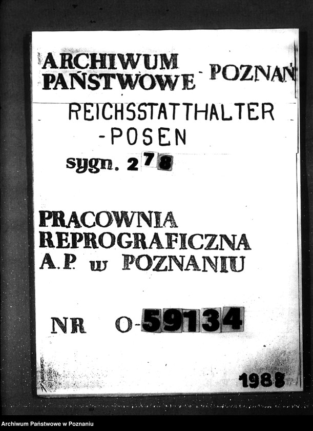 Obraz 1 z jednostki "Jahresabschluss 1940. Reichswirtschaftsverwaltung"