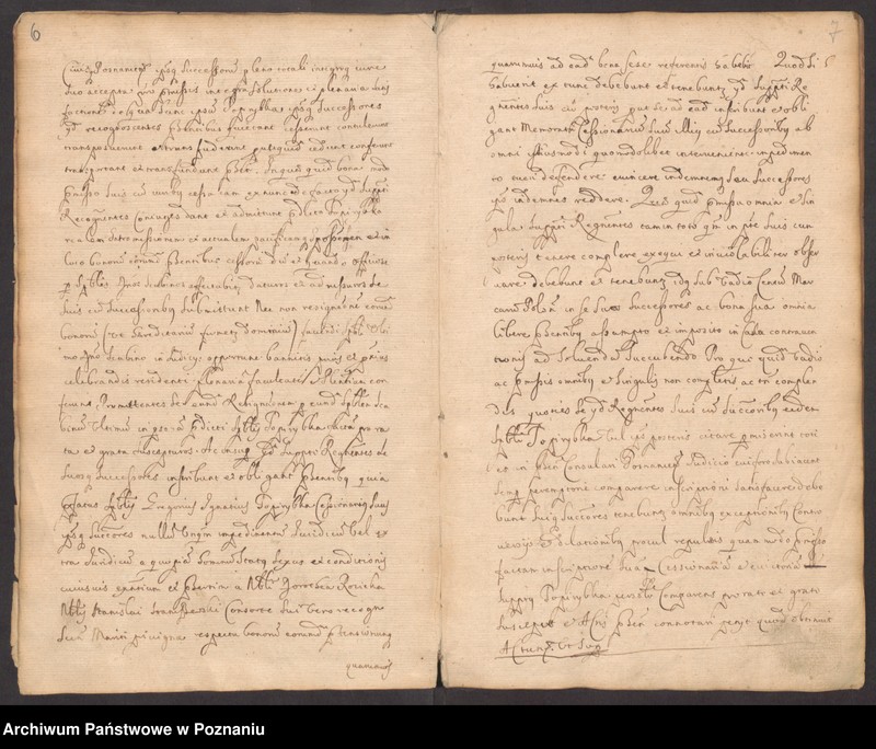 Obraz 7 z jednostki "Protocolon actorum officii consularis Posnaniensis."