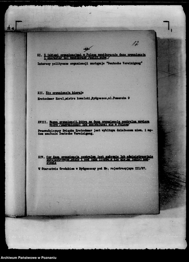 Obraz 16 z jednostki "Wykaz niemieckich organizacji politycznych i społecznych wraz z krótką charakterystyką ich działalności"