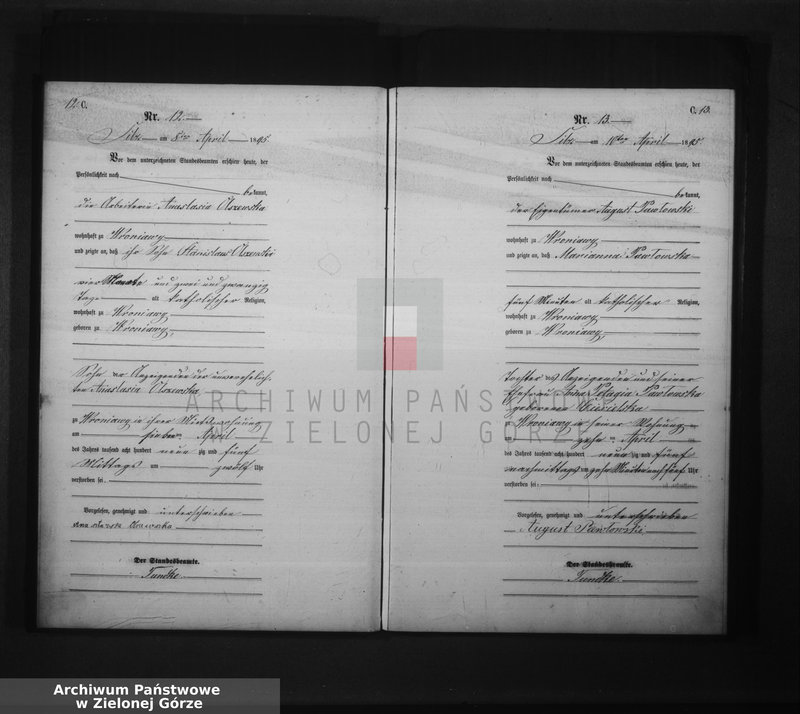 Obraz 11 z jednostki "Sterbe-Haupt-Register"