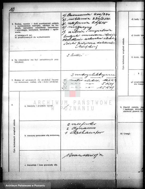 Obraz 14 z jednostki "Zatwierdzenie projekt urządzenia niklowni i chromowni Galwanometal St. Perkowska w Poznaniu"