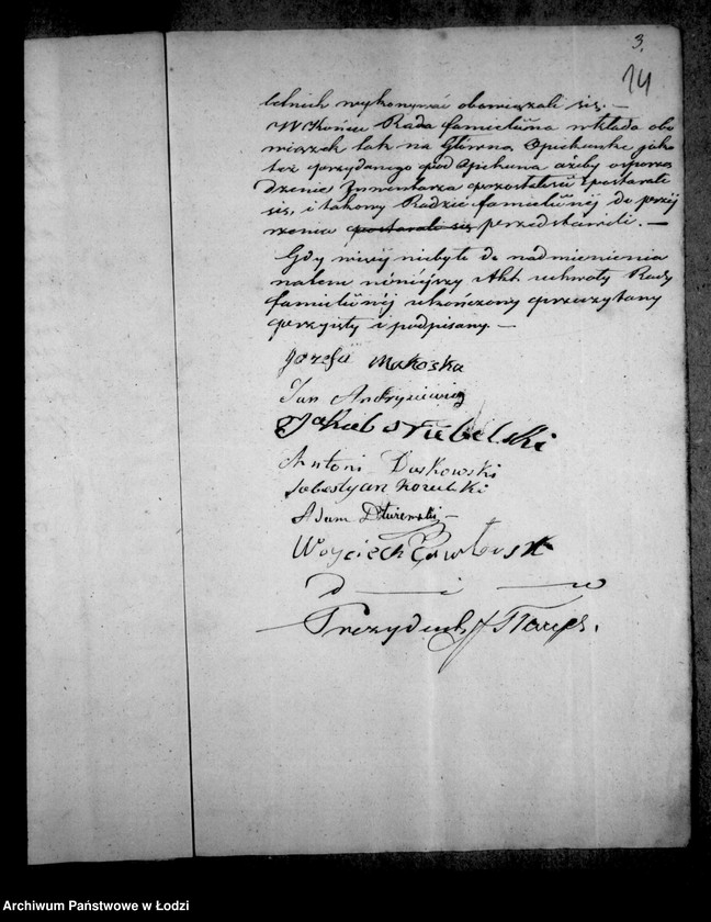 Obraz 20 z jednostki "Akta tyczące się ustanowienia opieki opieki nad nieletnimi dziećmi i sporządzenia spisu inwentarza pozostałości po zmarłym Antonim Makowskim"