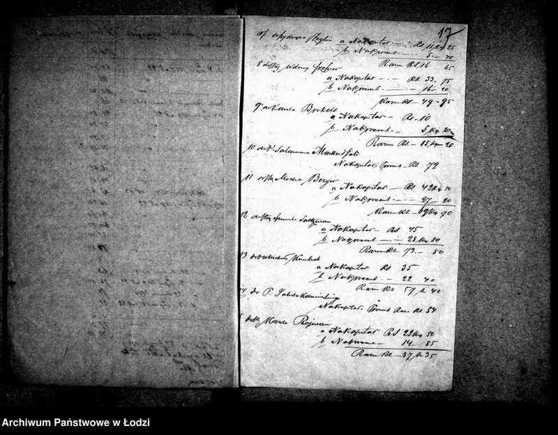 Obraz 18 z jednostki "Akta w przedmiocie pożyczek bankowych"