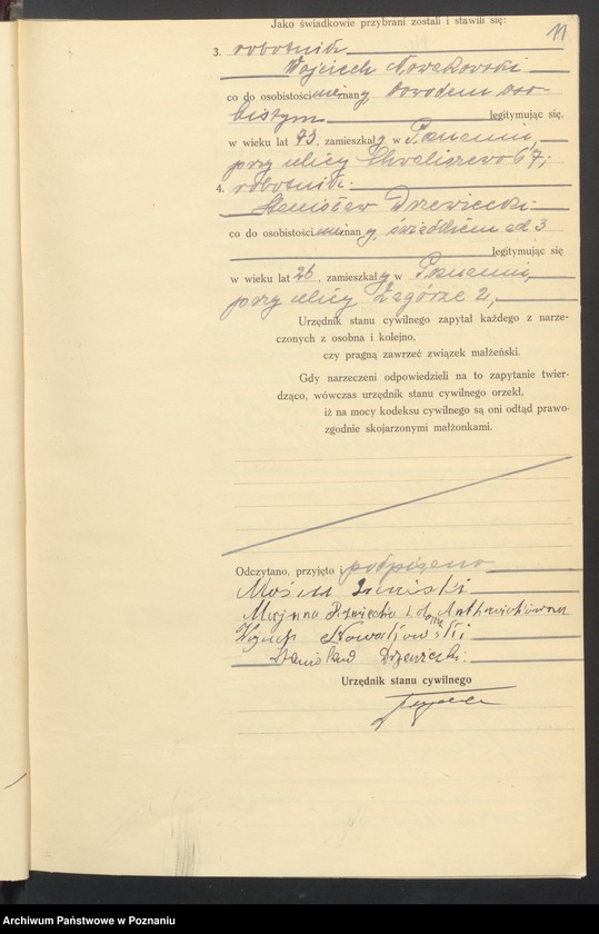 Obraz 13 z jednostki "Księga miejscowa małżeństw tom IV [Rejestr główny małżeństw]"