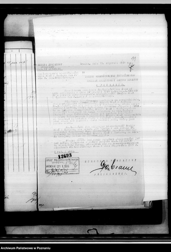 Obraz 15 z jednostki "/Sprawy przewłaszczenia nieruchomości Szubin wieś powiatu szubińskiego na rzecz J. Łubińskiego własność Elzy Rosen"