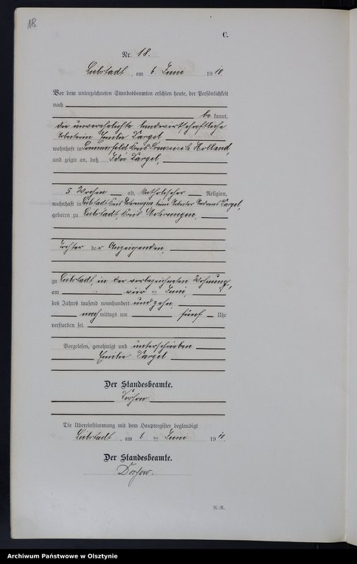 image.from.unit.number "Sterbe-Neben-Register Nr 1 - 42"