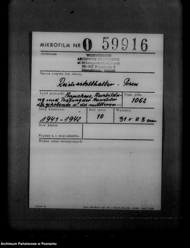 Obraz 2 z jednostki "Annahme, Ausbildung und Prüfung der Anwärter des gehobenen u. des mittleren nichttechnischen Dienstes der landeskulturverwaltung"