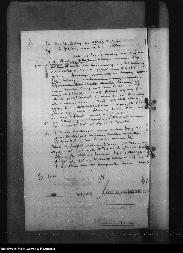 Obraz 6 z jednostki "Abgabe von Lehrkräften an das Generalgouvernement. Förderung volksdeutscher Lehrer"