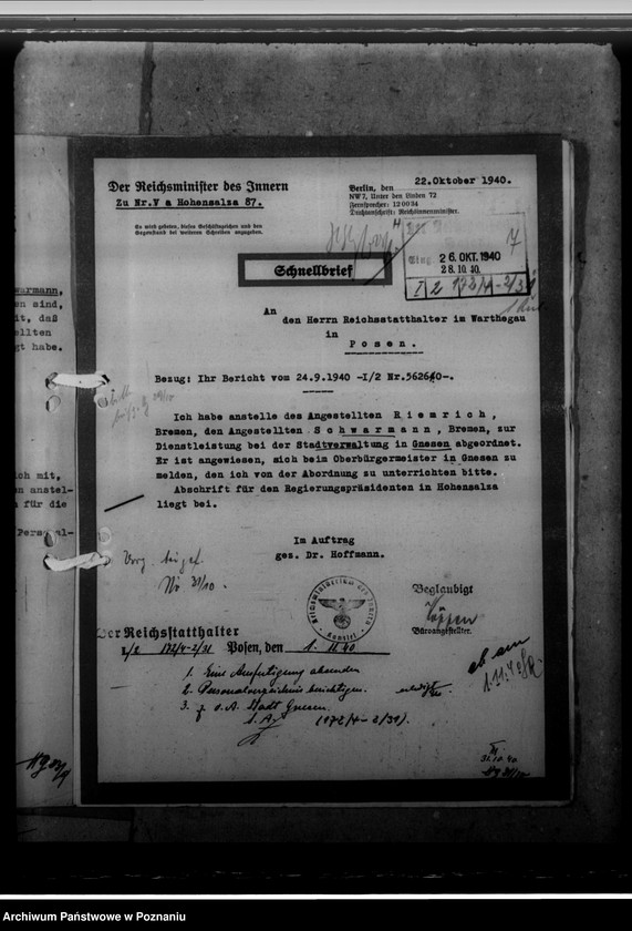 Obraz 11 z jednostki "Reisekosten Riemrich, Abordnung H. Schwarmann"