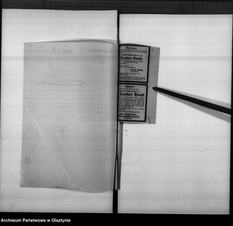 image.from.unit.number "Personal-Akten für den Geheimen Regierungs-Rat Reich [Gustav Friedrich Albert]"