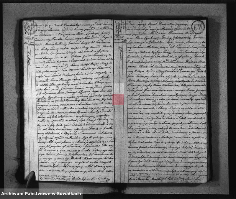 image.from.unit.number "Akta Urzędnika Stanu Cywilnego Zaszlubionych od dnia 1 Stycznia 1821 R-u do dnia ostatniego Grudnia tegoż roku Gminy Jeleniewskiey"